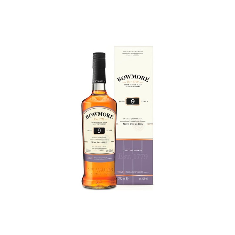 Bowmore 9 år 40% 70cl. Single Islay Malt Whisky