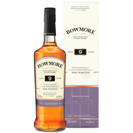 Bowmore 9 år 40% 70cl. Single Islay Malt Whisky