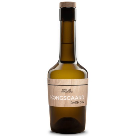 Kongsgaard Dark Gin lagret i 18 måneder.