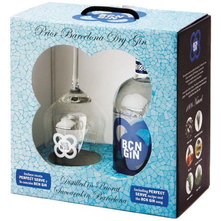 BCN Gin m/glas 40% - Flot Gave