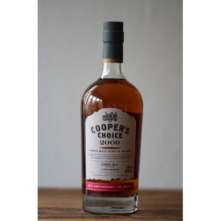 Caol Ila 2009 Coopers Choice Single Islay Malt 54% FC Whisky 20 års jubilæum.