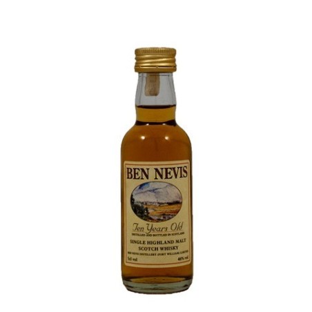 5 cl. flaske Ben Nevis single malt whisky 10 år 46%