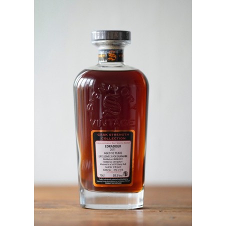 EXCLUSIVELY FOR  DENMARK - Signatory Vintage Edradour 10 år 58,5%
