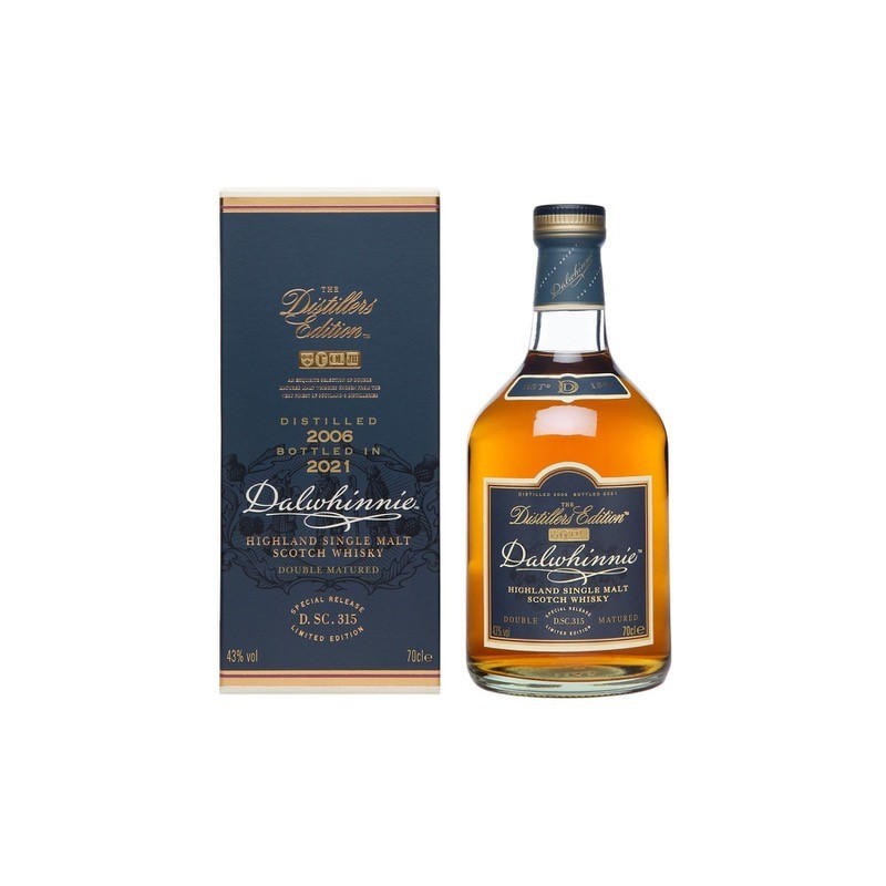 Dalwhinnie 2006 15 år 43%. Special Release single malt whisky, Limited Edition Dalwhinnie 2006 15 år 43%. Special Release single malt whisky, Limited Edition