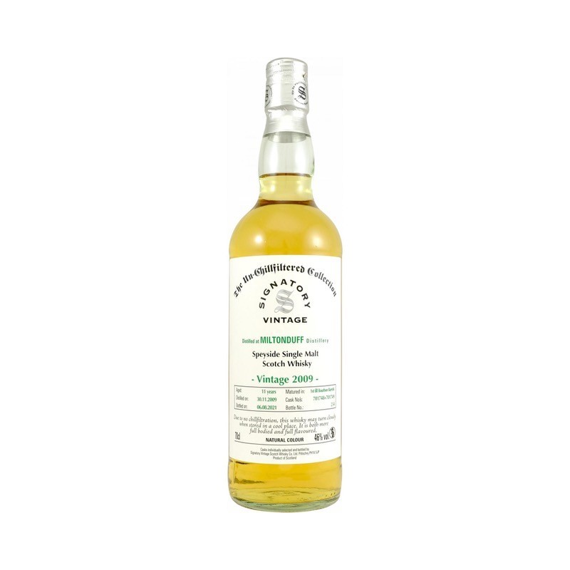 Miltonduff Signatory Vintage 2009 11 år 46% - 1 st fill Bourbon Barrels Miltonduff Signatory Vintage 2009 11 år 46% - 1 st fill Bourbon Barrels