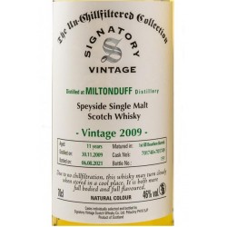 Miltonduff Vintage 2009 11 år 46%